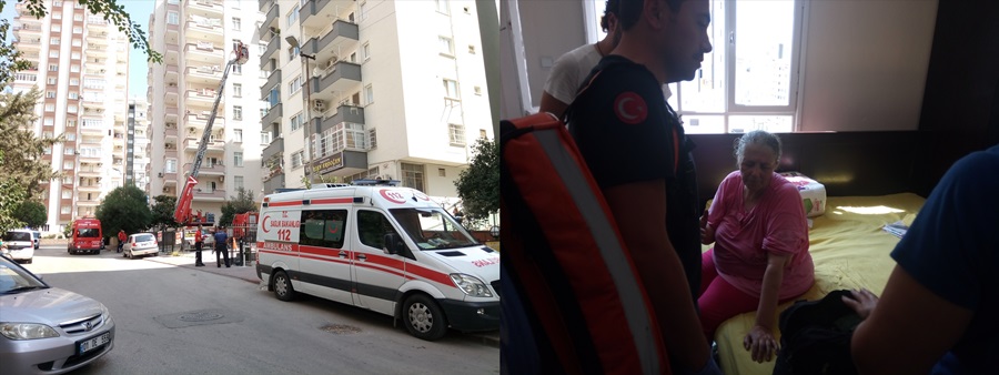 Banyoda Mahsur Kalan Yaşlı Kadını İtfaiye Kurtardı