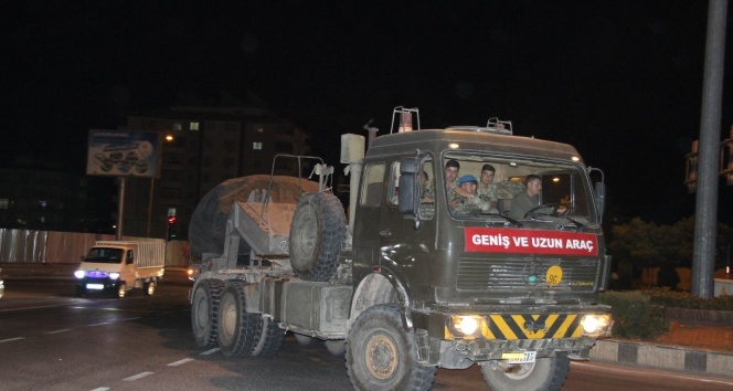 Suriye’ye askeri sevkıyat