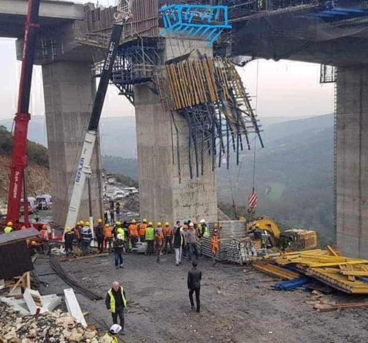 Tavşanlı’dan Viyadük Çöktü Üç İşçi Can Verdi