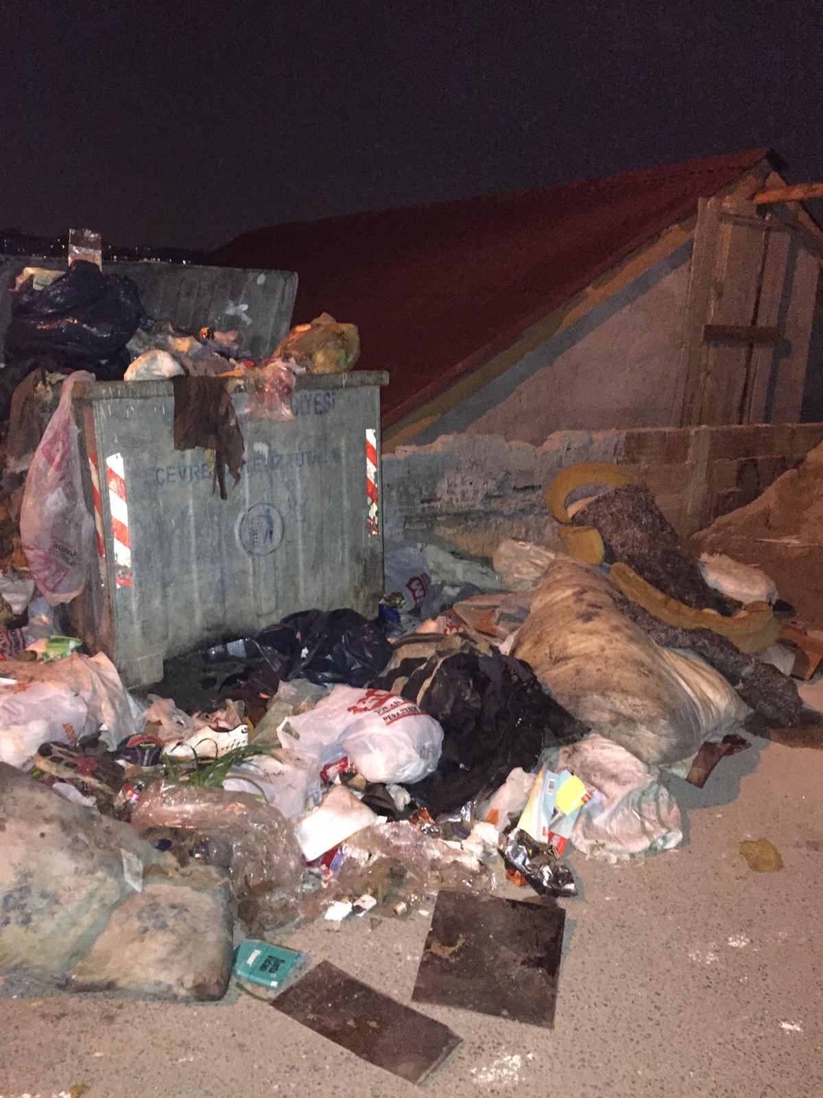 BEYKOZ YENİ MAHALLEDE ÇÖP REZALETİ