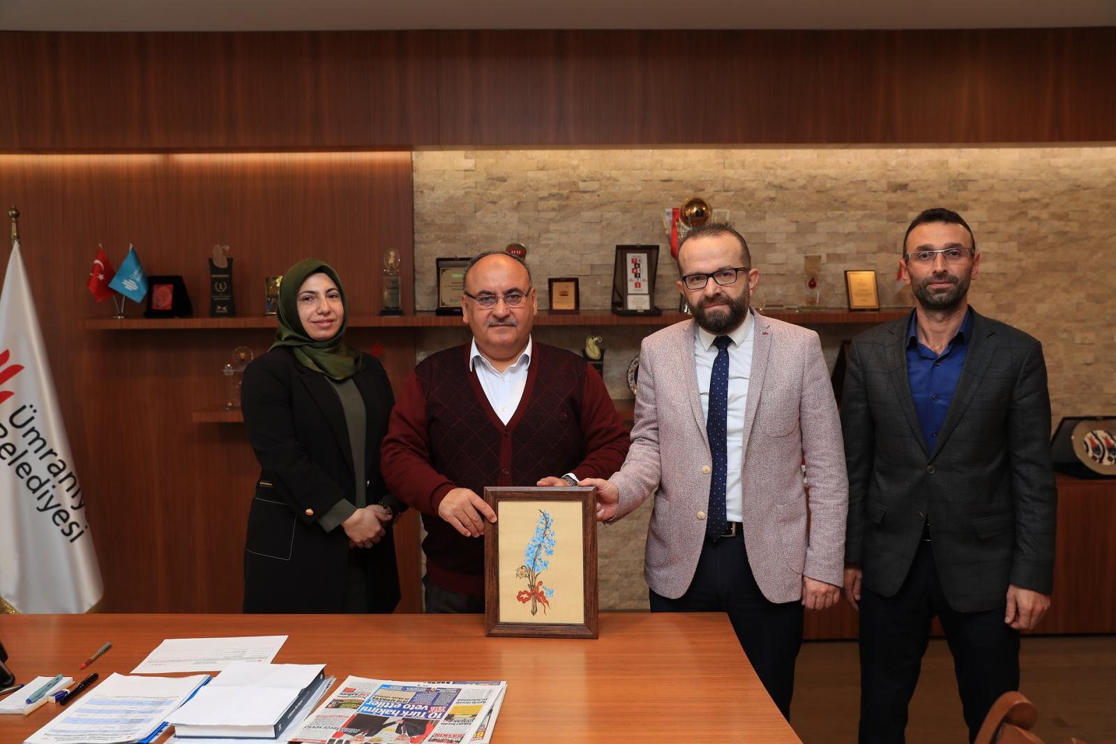 Ümraniye Anadolu İmam Hatip Lisesi’nden Başkan Hasan Can’a Ziyaret