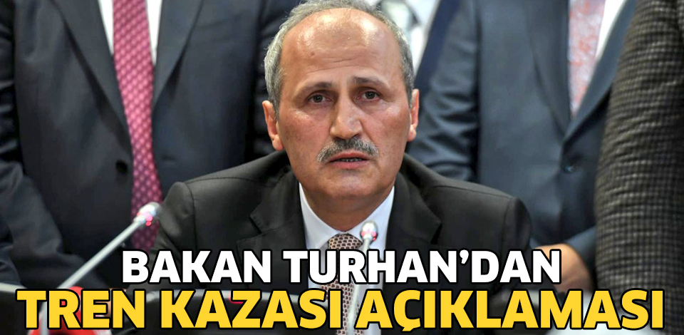Ulaştırma Bakanı Turhan’dan YHT kazasına ilişkin açıklama Ulaştırma ve Altyapı Bakanı Cahit Turhan, 9 kişinin hayatını kaybettiği Ankara’daki tren kazasına ilişkin açıklamalarda bulundu.