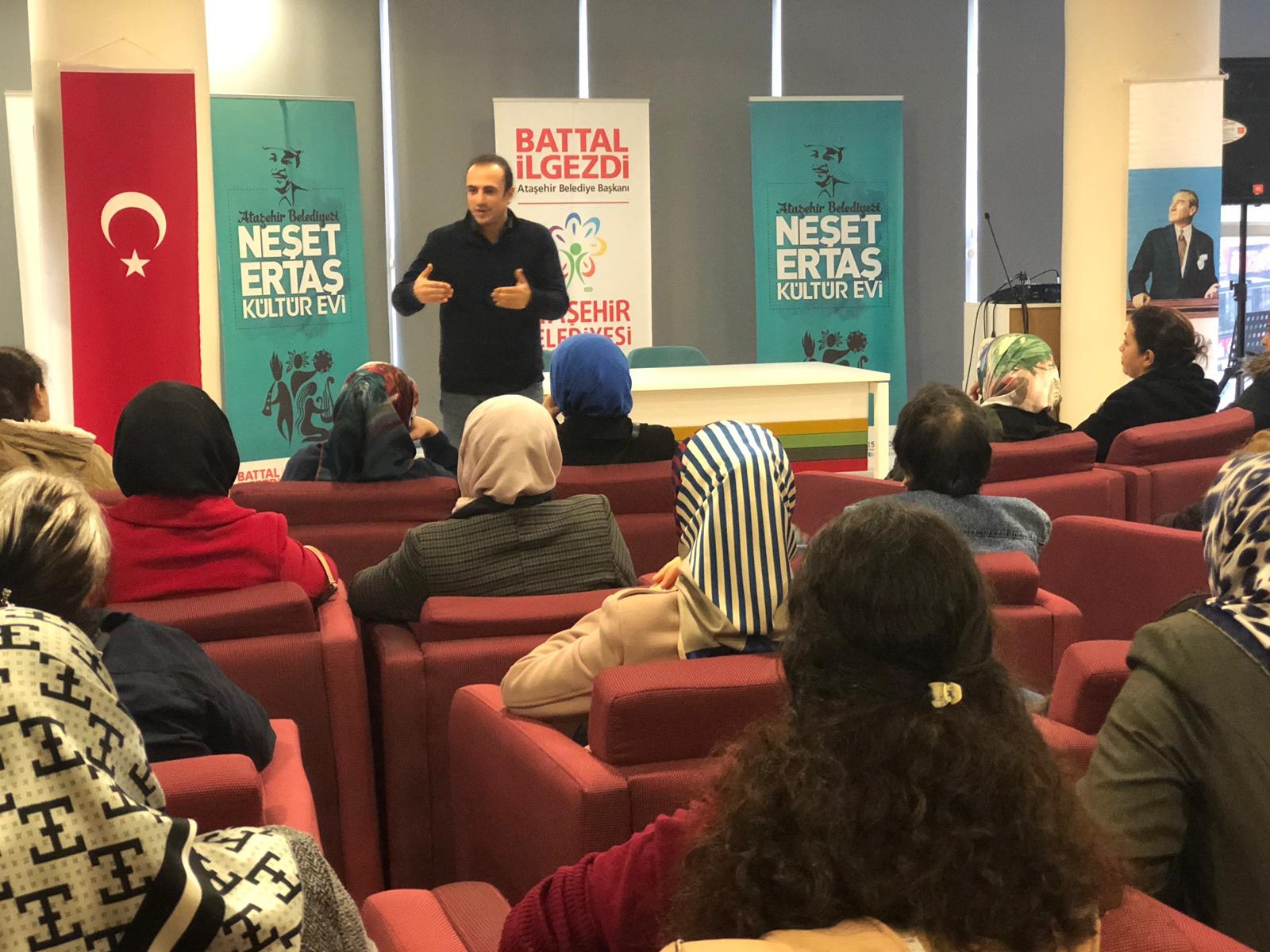 ATAŞEHİR BELEDİYESİ BOŞ DURMUYOR HALKI BİLGİLENDİRİYOR