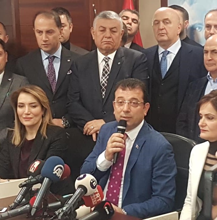 İstanbul CHP İBB Adayı Ekrem İmamoğlu Partililerle Buluştu