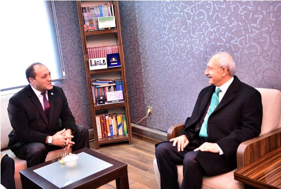 Kemal Kılıçdaroğlu’ndan MHP Erzurum İl Başkanlığı’na Çat kapı Ziyaret