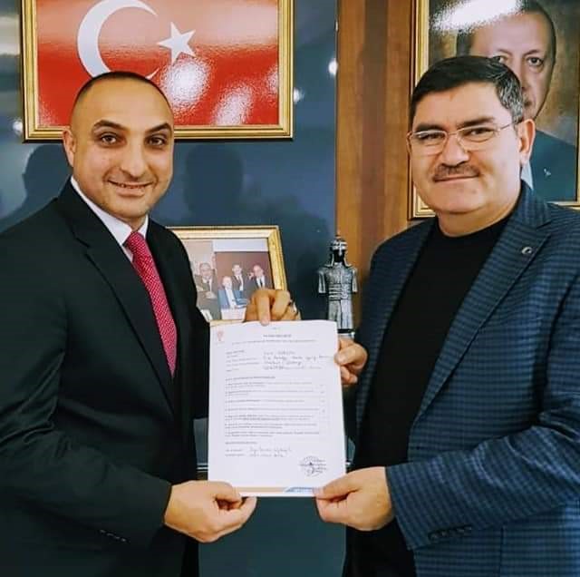 Nuh Gergin Ak Parti Ümraniye’den Meclis Üyesi Aday adaylık için  Başvurdu