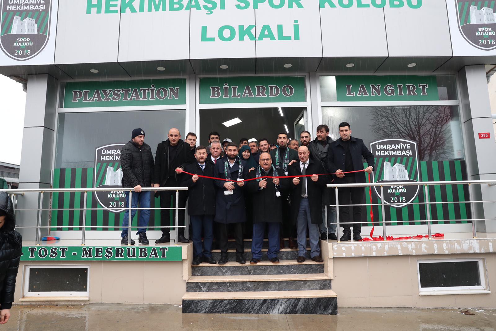 Hekimbaşı Spor Kulübü Tesisi Açılışı Başkan Hasan Can’ın Katılımıyla Gerçekleşti