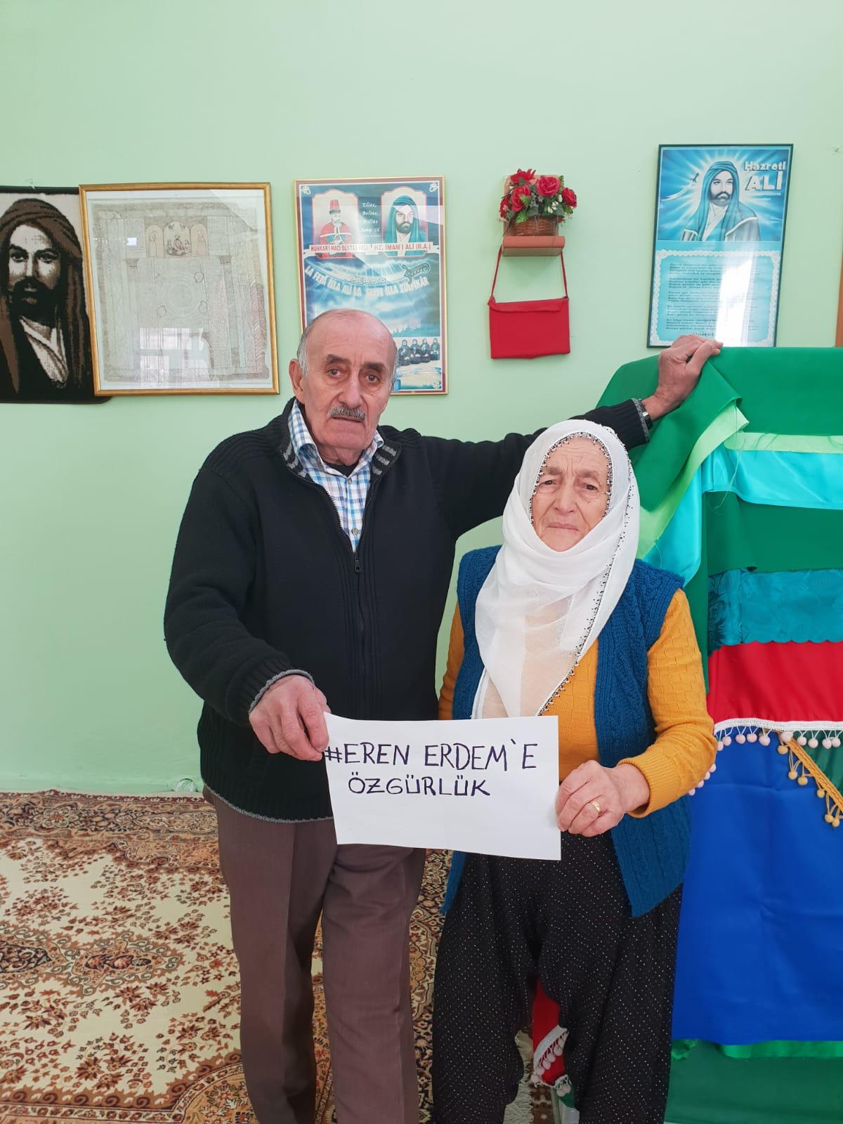 Eren Erdem’in dedesi ve ninesi de çağrı yaptı