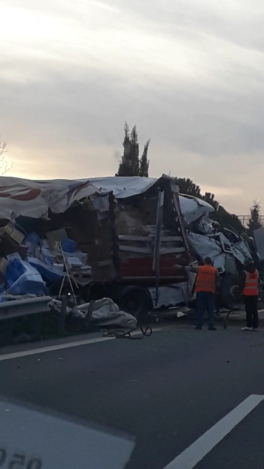Hendek Ankara istikametin’de trafik kazası