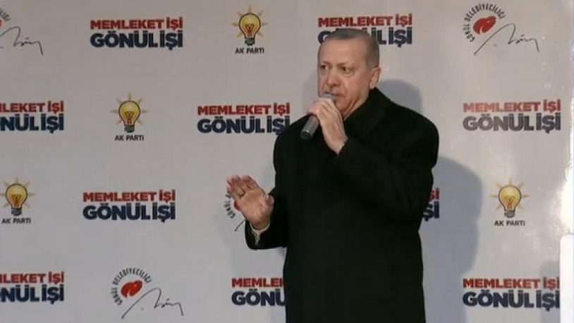 Erdoğan: Hizmet başka, laf başka
