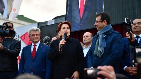 Çekmeköy’de Ekrem İmamoğlu ve Meral Akşener coşkusu