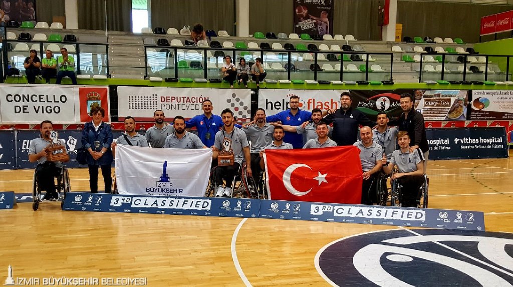İzmir Büyükşehir Belediyesi, Tekerlekli Sandalye Basketbol Takımı Avrupa üçüncüsü oldu