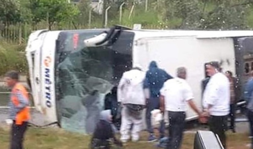 Sürekli Kaza yapan aynı firma Yolcu otobüsü devrildi! Ölü ve yaralılar var