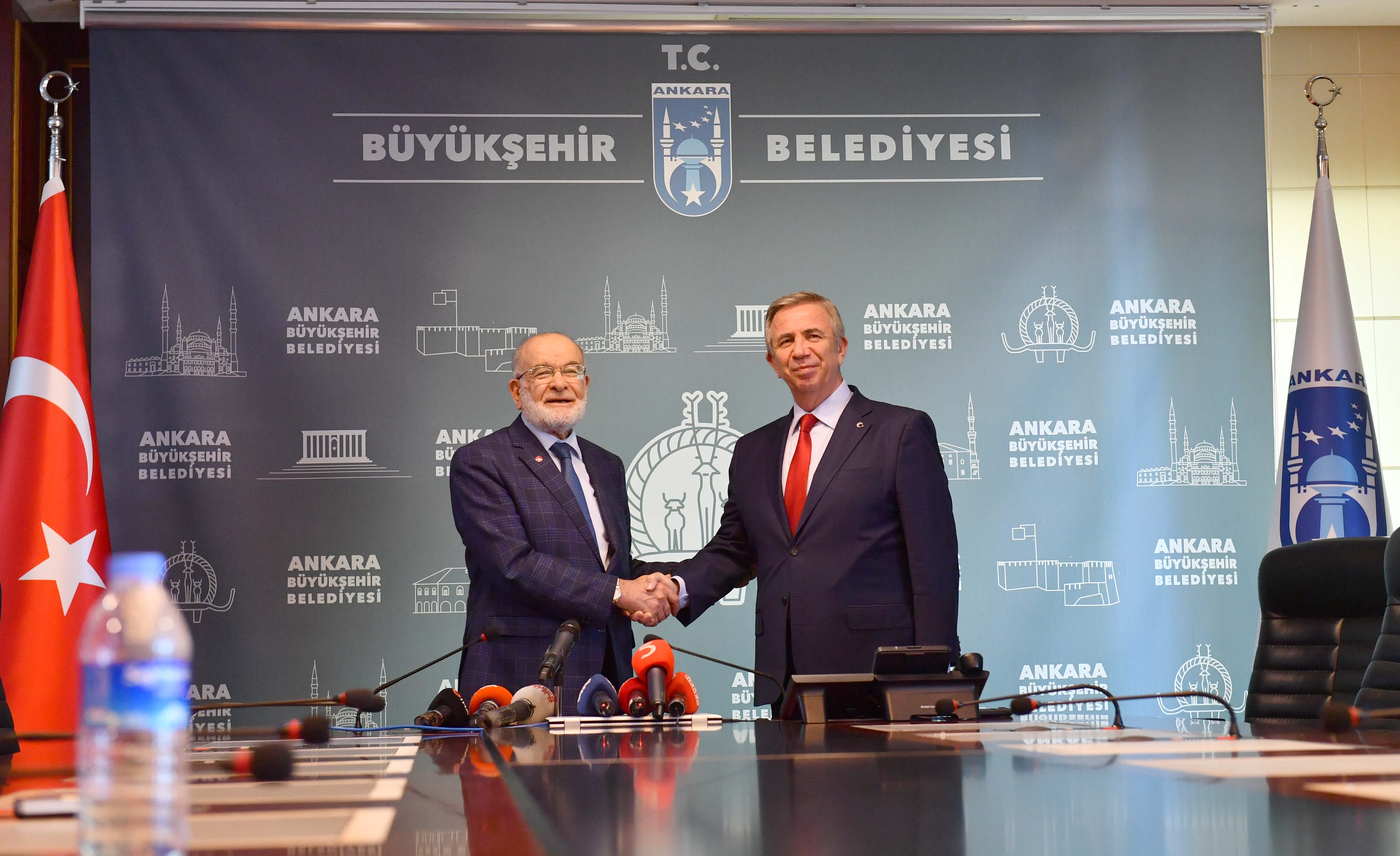 SAADET PARTİSİ LİDERİN’DEN BAŞKAN YAVAŞ’A NEZAKET ZİYARETİ