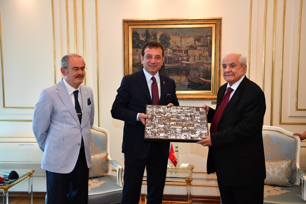 YÖNLÜER, BÜYÜKERŞEN VE SÖZEN’DEN İMAMOĞLU’NA TEBRİK ZİYARETLERİ