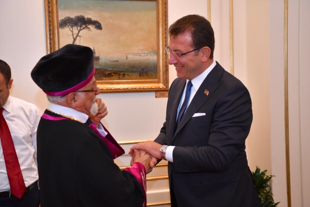 BAŞKAN İMAMOĞLU’NA, İŞ VE İNANÇ DÜNYASINDAN TEBRİK ZİYARETLERİ