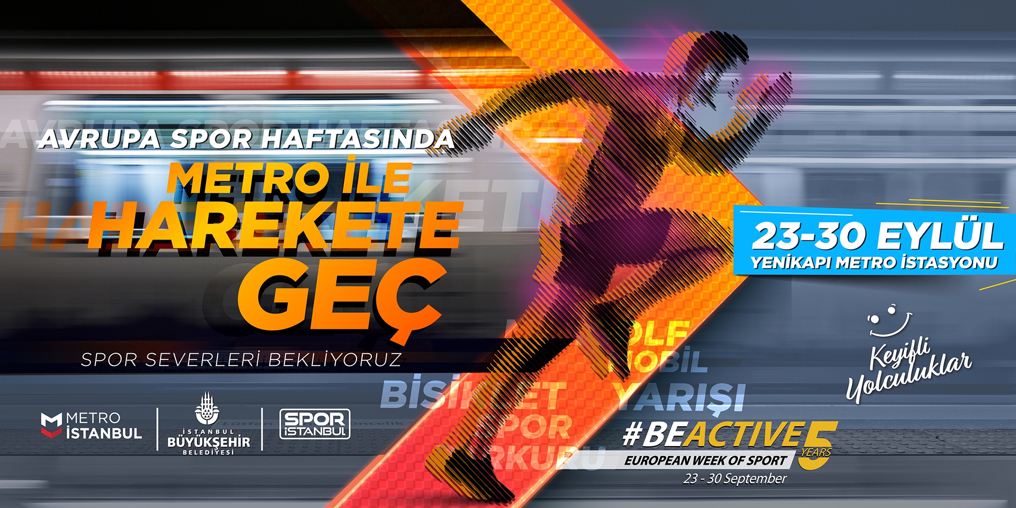 İSTANBUL METROSU’NDA SPOR VAR…