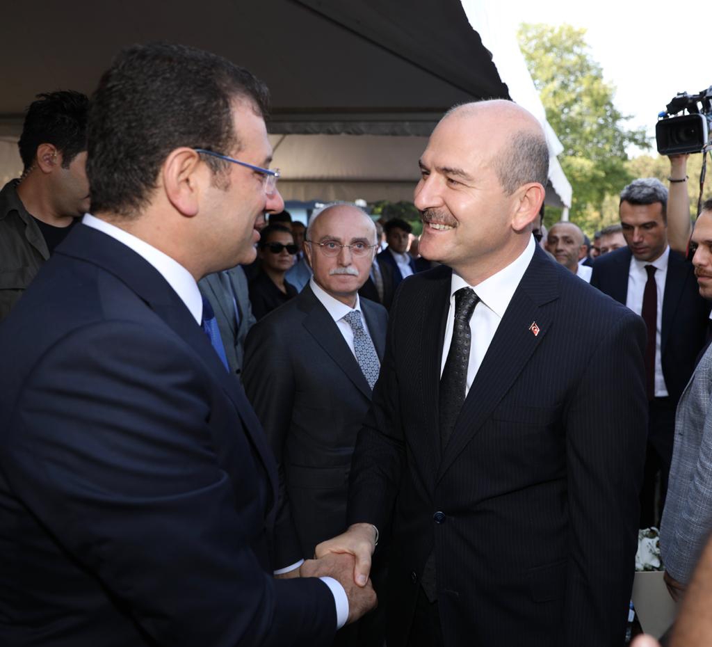 SOYLU İLE İMAMOĞLU İLK KEZ BÖYLE TOKALAȘTI