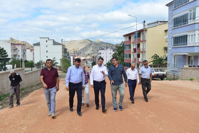 BAŞKAN EROĞLU ÇALIŞMA ALANLARINI İNCELEDİ