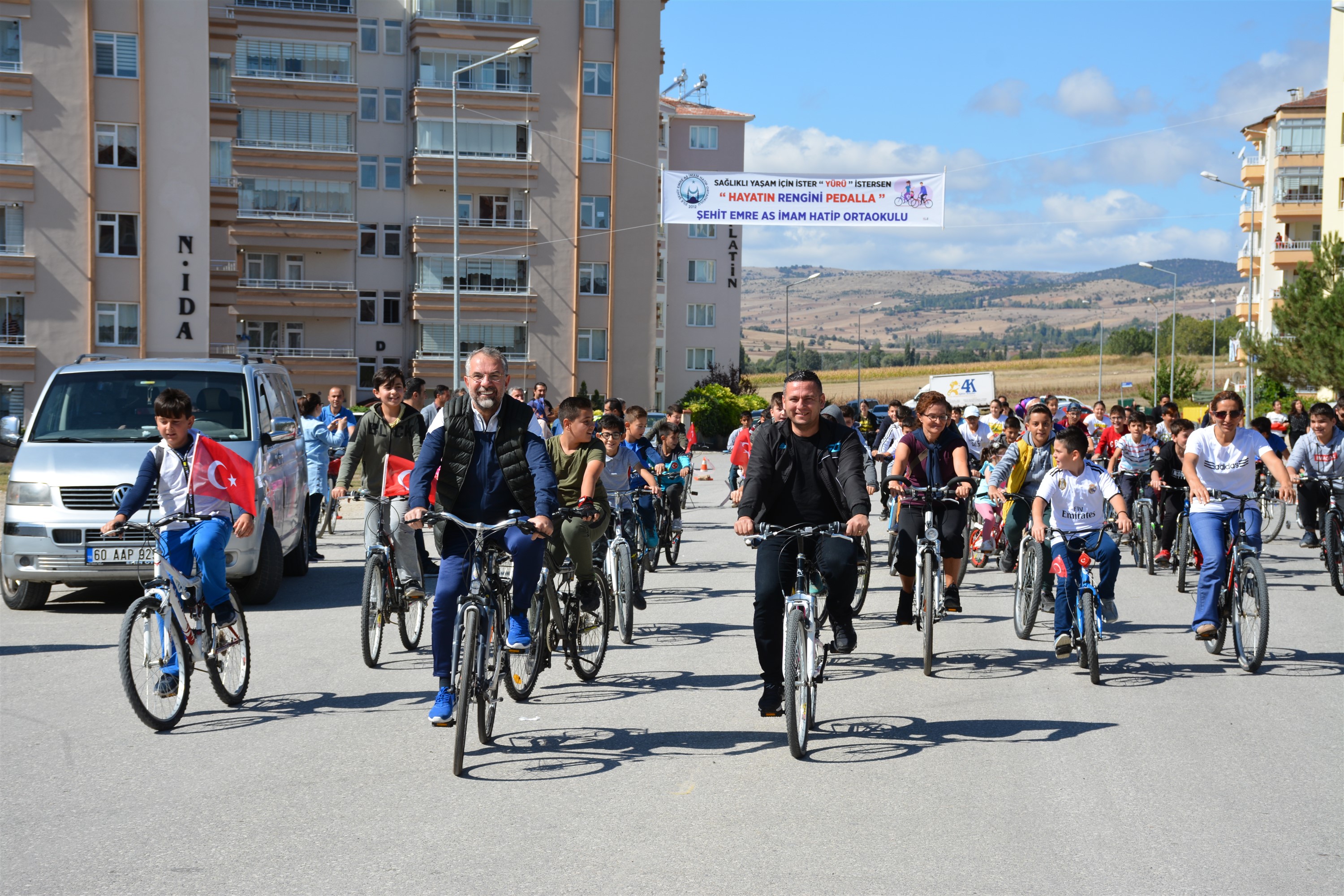Başkan Sargın Sağlık için pedal çevirdiler