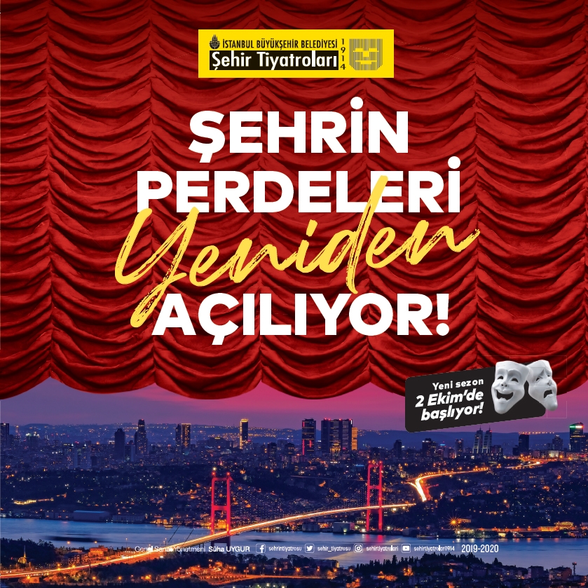 İBB ŞEHİR TİYATROLARI, TÜM İSTANBUL’U TİYATRO İLE BULUŞTURACAK