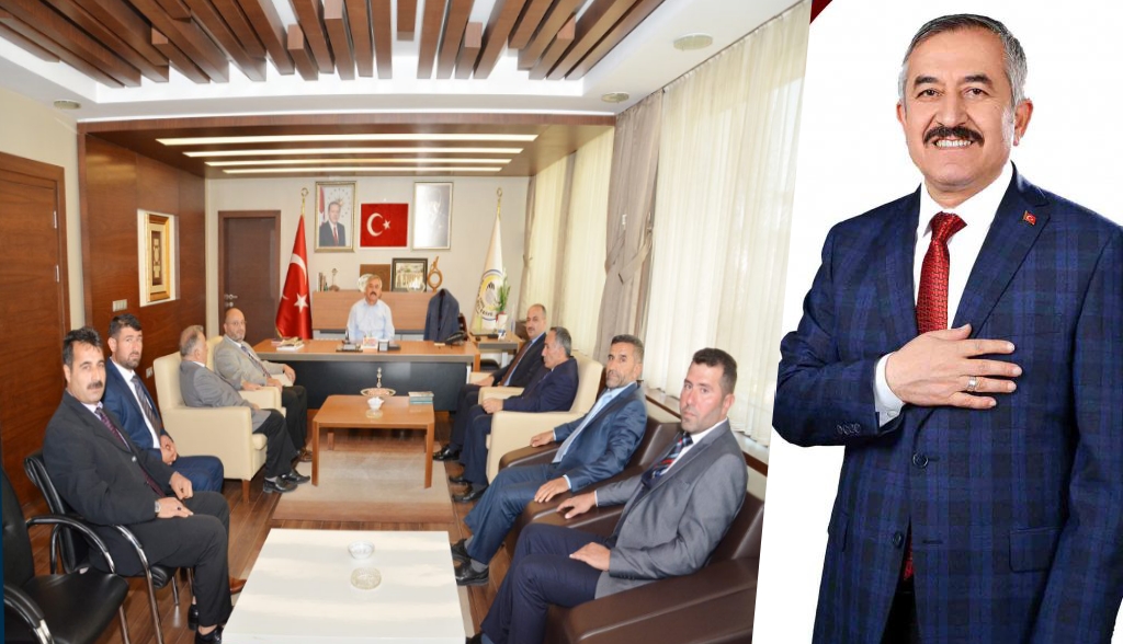 Alaca Müftüsü Fatih Kaya Başkan Halil İbrahim Şaltu’yu ziyaret etti