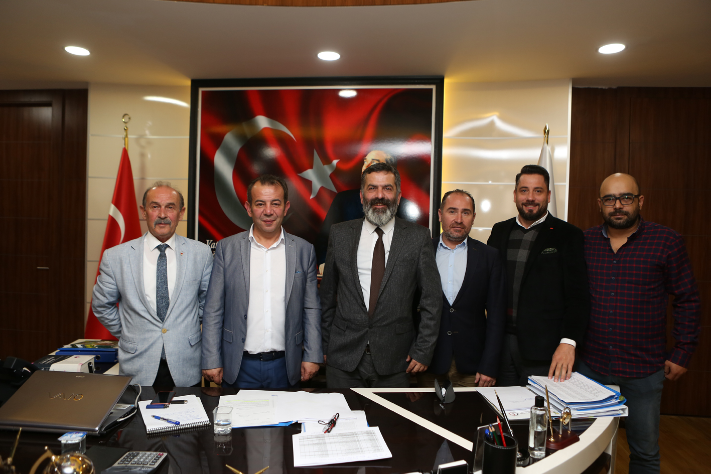 Gazeteciler Cemiyeti yeni yönetiminden Başkan Özcan’a ziyaret