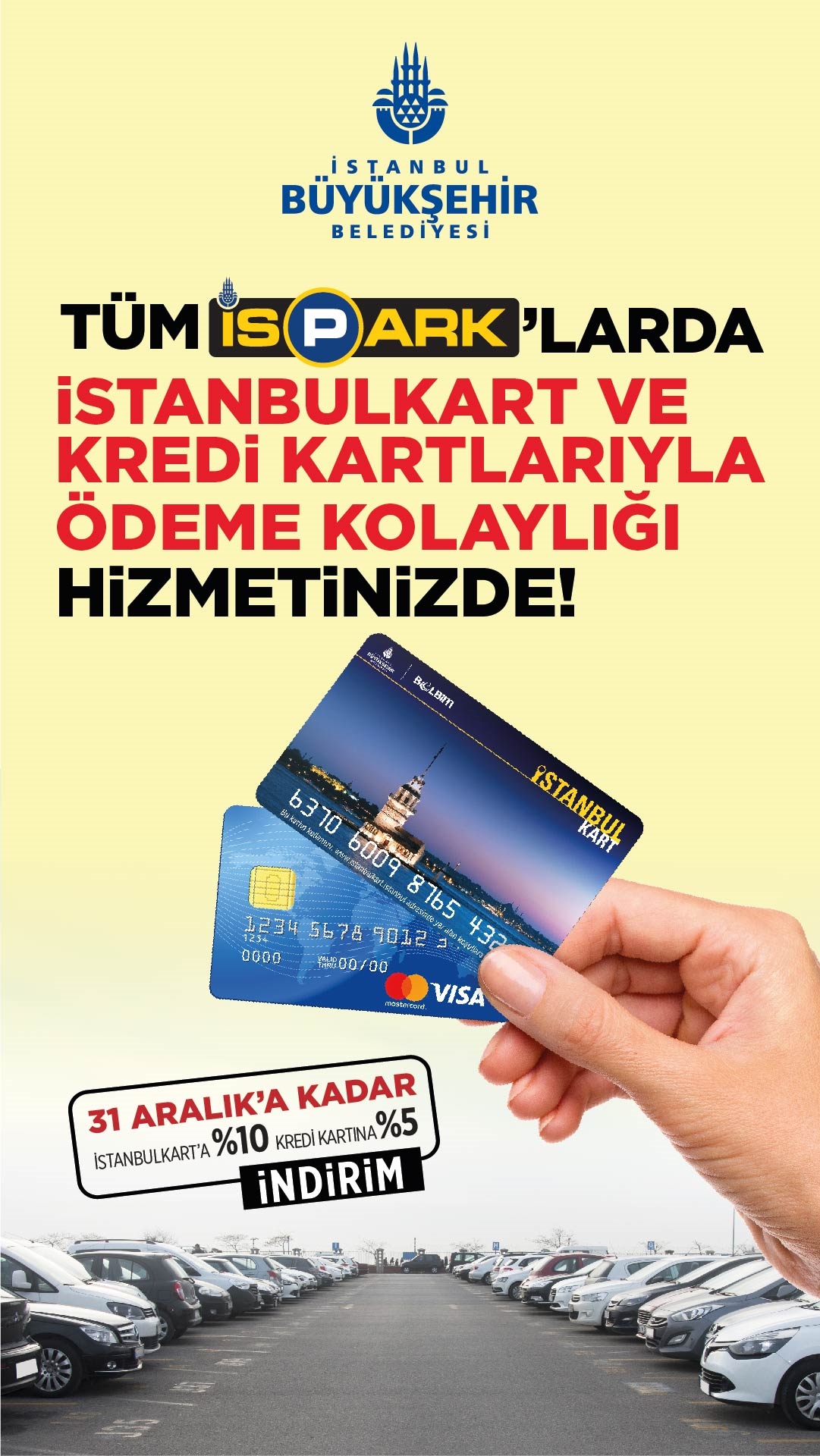İSPARK’TA “KARTLI ÖDEME” DÖNEMİ BAŞLADI