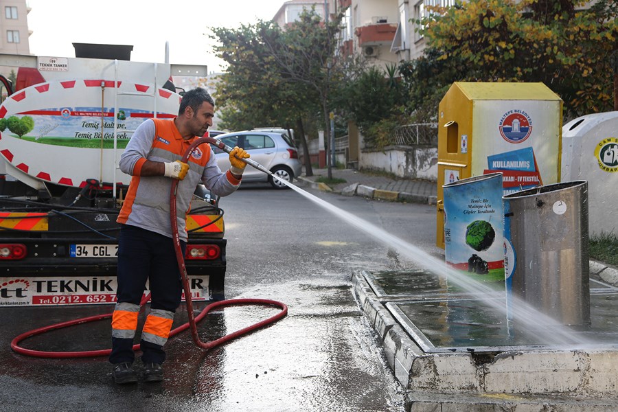Maltepede temizlik seferberliği
