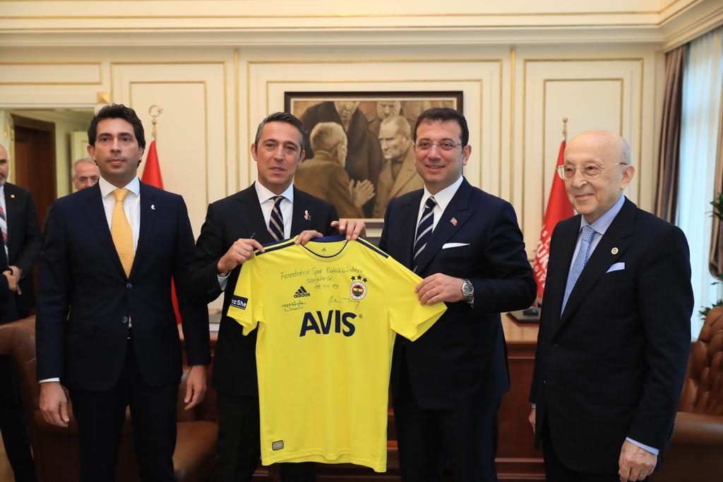 FENERBAHÇE VE BASIN KONSEYİ’NDEN İMAMOĞLU’NA TEBRİK ZİYARETLERİ