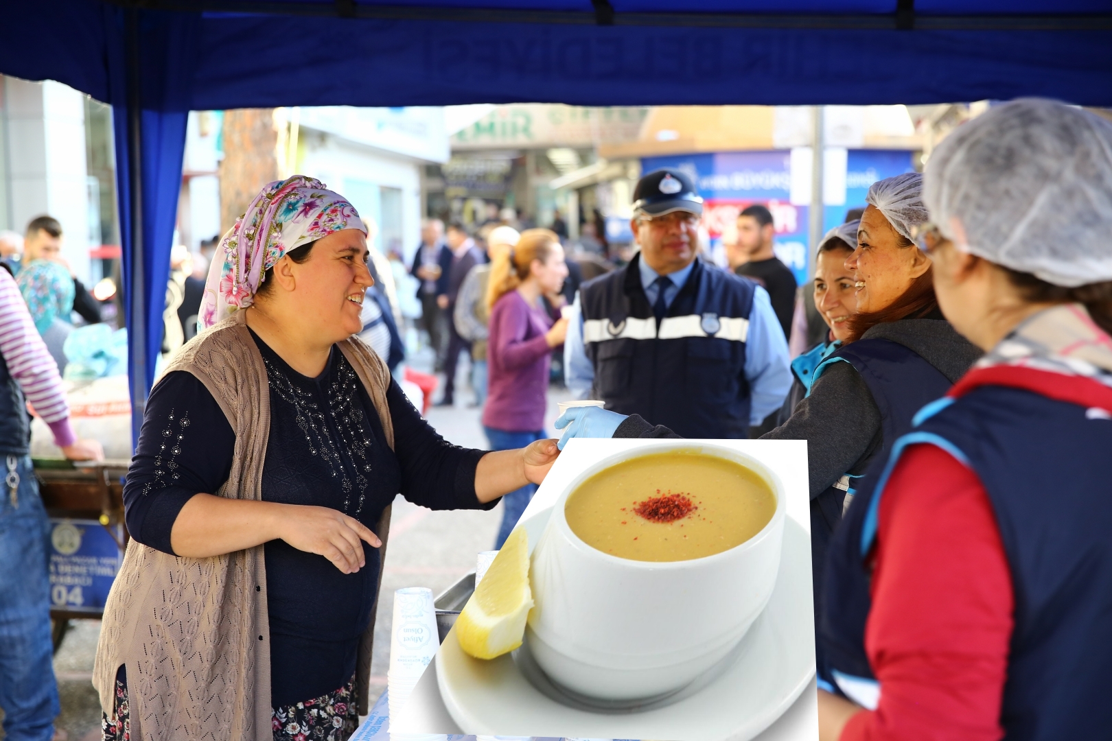CHP’li Aydın Büyükşehir’den Sıcak Çorba İkramı