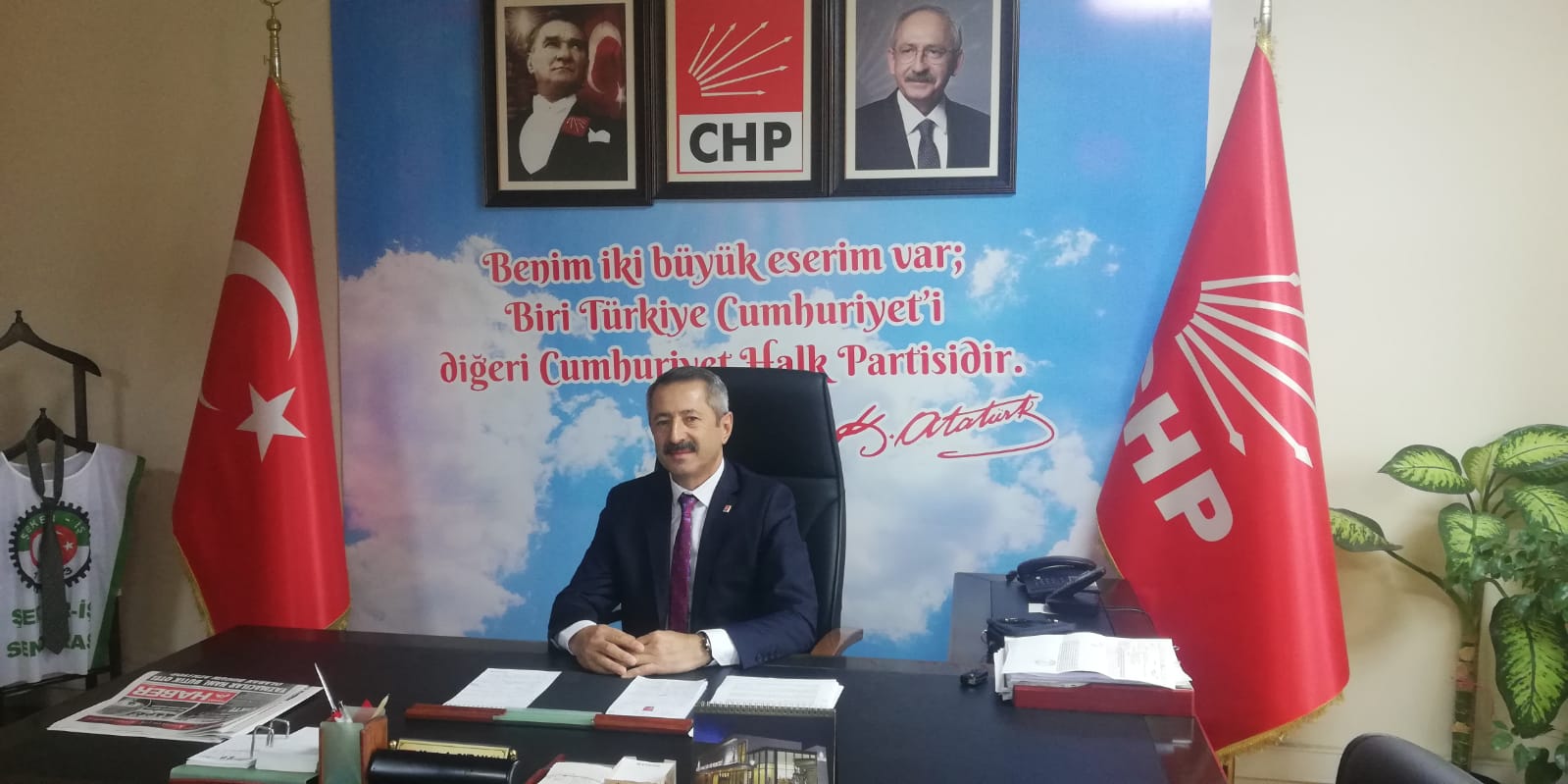 Başkan Ali Rıza Bozdemir, kongrede ilçe başkanlığına yeniden aday olacağını ifade etti