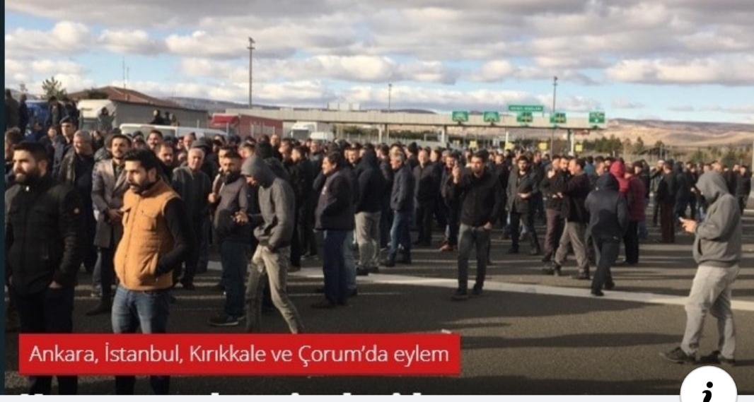 ARTAN MALİYETLER’DEN DOLAYI NAKLİYECİLER YURDUN DÖRT BİR YANINDA AYAĞA KALKTI