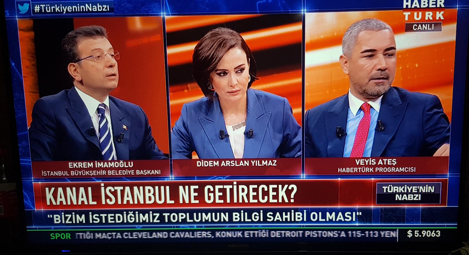İBB BAŞKANI İMAMOĞLU HABER TÜRK TV ‘DE CANLI YAYINDA