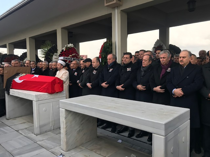 İBB BAŞKANI İMAMOĞLU RAHŞAN ECEVİT,İ SON YOLCULUĞUNA UĞURLADI