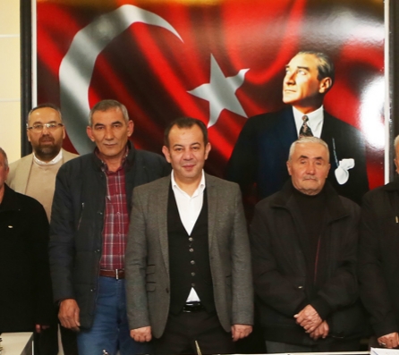 Sağlık Mahallesi heyetinden Başkan Özcan’a ziyaret