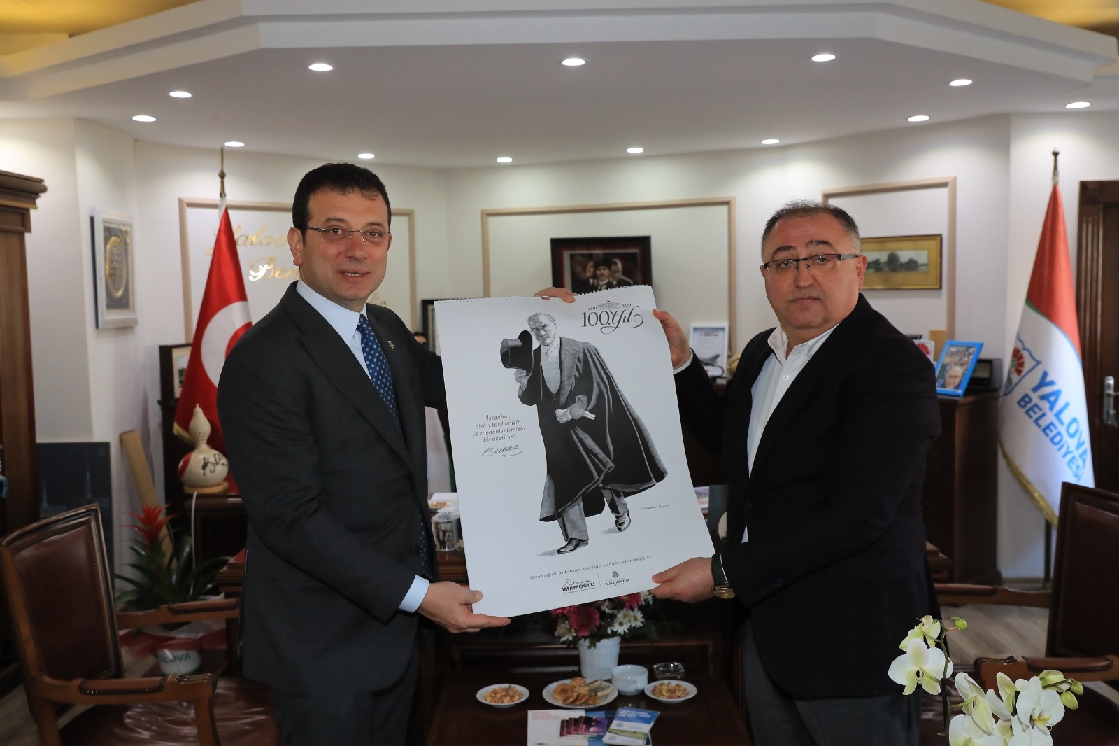 İMAMOĞLU: “YALOVA HALKININ VE YALOVA BELEDİYE BAŞKAN’IMIZIN YANINDAYIZ”