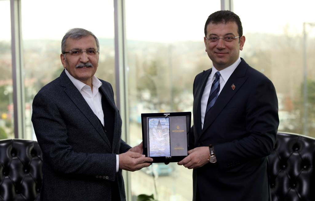 İBB BAŞKANI İMAMOĞLU ÖNCE BEYKOZ BELEDİYESİ ZİYARETİ