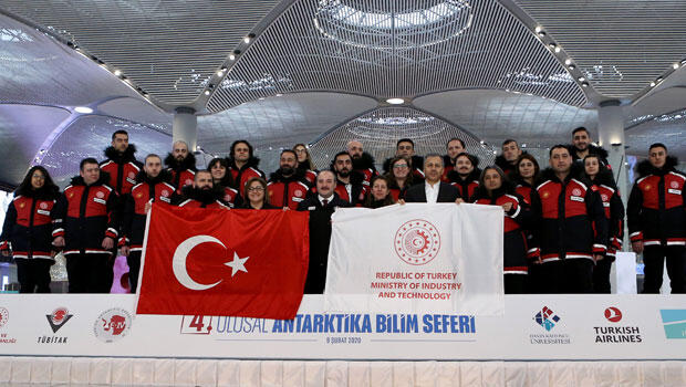 4. Ulusal Antarktika Bilim Seferi heyeti yola çıktı