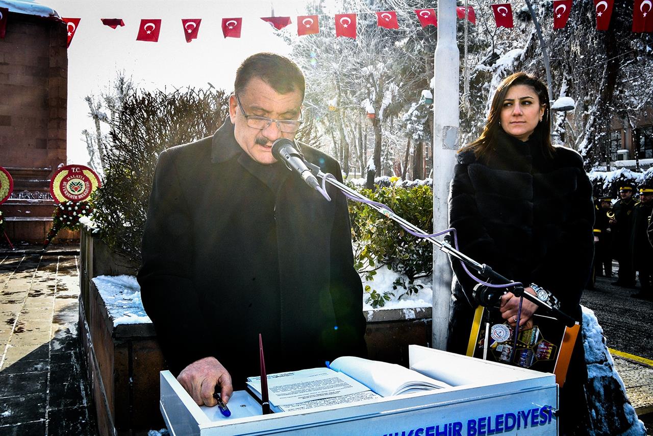 13 Şubat Atatürk’ün Malatya’ya gelişi törenle kutlandı