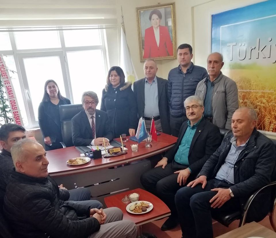 ZİLE ODA BAŞKANLIĞI İYİ PARTİ İLÇE BAŞKANLIĞINI ZİYARET ETTİ