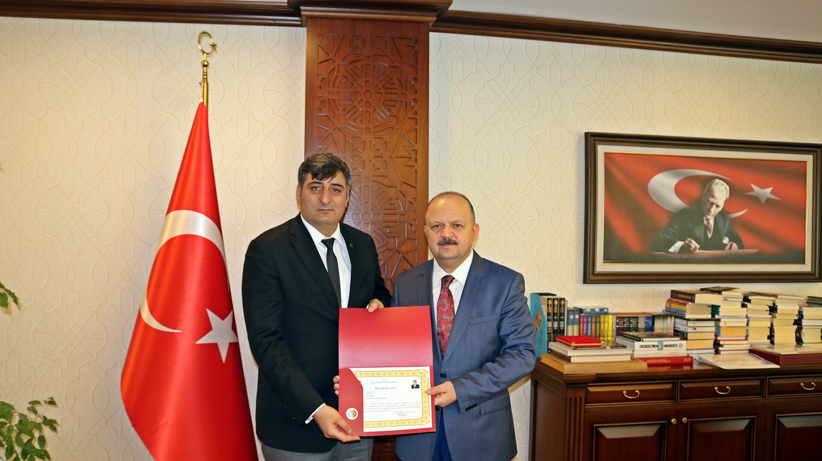 Volkan Pullu’dan Kaymakam Meftun Dallı’ya veda ziyareti