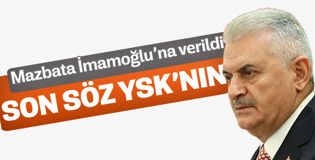 Binali Yıldırım’dan İBB için ilk açıklama
