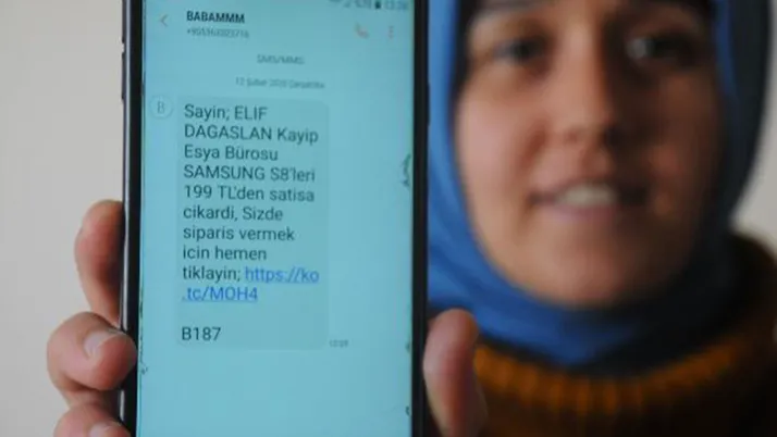 Cep telefonu yerine cinsel içerikli solüsyon gönderdiler