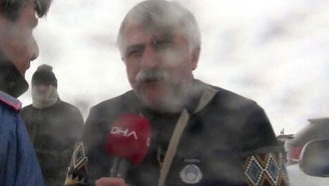 Çığ altında kalıp hayatını kaybeden itfaiye amiri bir saat önce röportaj vermiş