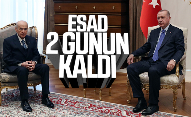 Erdoğan ile Bahçeli Külliye’de bir araya geldi