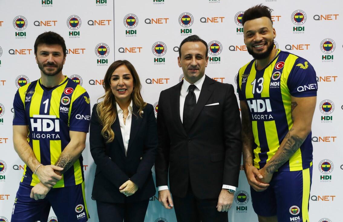 Fenerbahçe HDI Sigorta ile QNET arasında sponsorluk anlaşması yapıldı