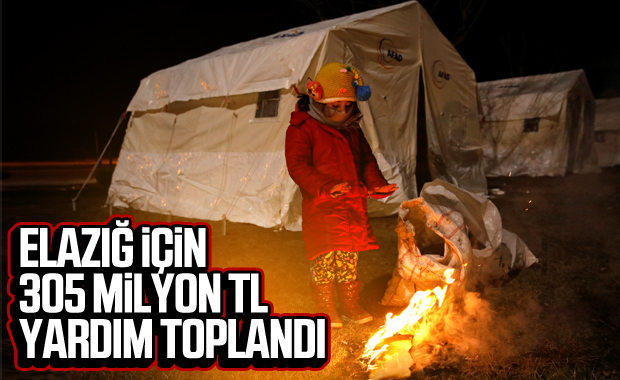 İçişleri Bakanlığı Elazığ’a yapılan yardımları paylaştı