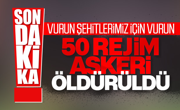 Suriye İdlib’de 50 rejim askeri öldürüldü