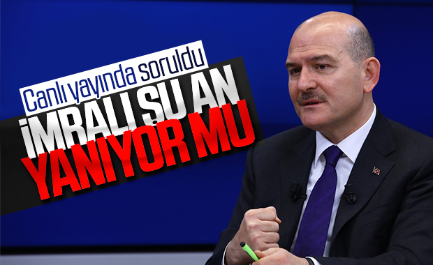 İmralı yangını Süleyman Soylu’ya soruldu